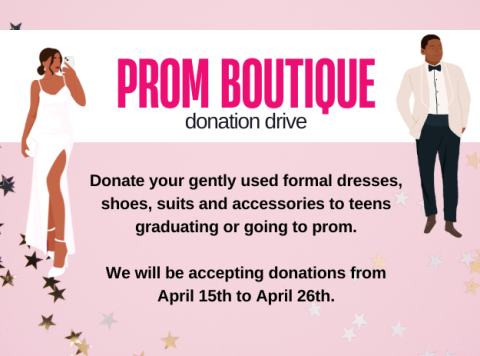 Prom Boutique Donations Pickering Public Library